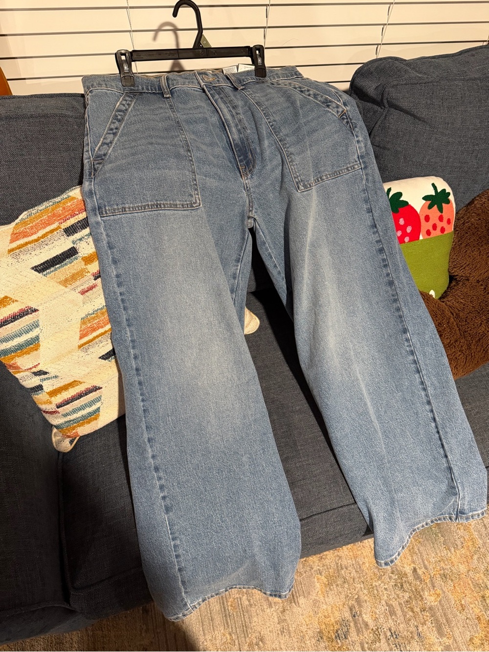 Classic Light Blue Women’s Wide leg Jeans